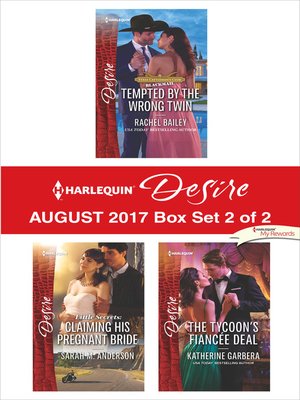 cover image of Harlequin Desire August 2017--Box Set 2 of 2